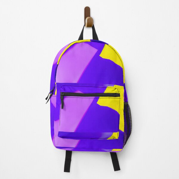 Item preview, Electric Violet & Neon Lemon - Abstract Geometric Fusion Art designed and sold by AbulailArt.