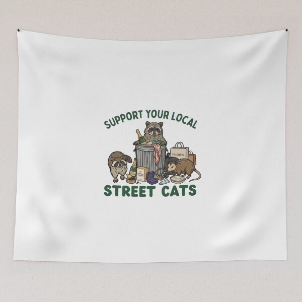Item preview, Support Your Local Street Cats designed and sold by stzl26.
