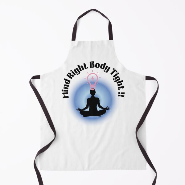 Item preview, Mind Right Body Tight Yoga Meditation Motivation Shirt Fitness Mindset Design designed and sold by Palette-Vibes.