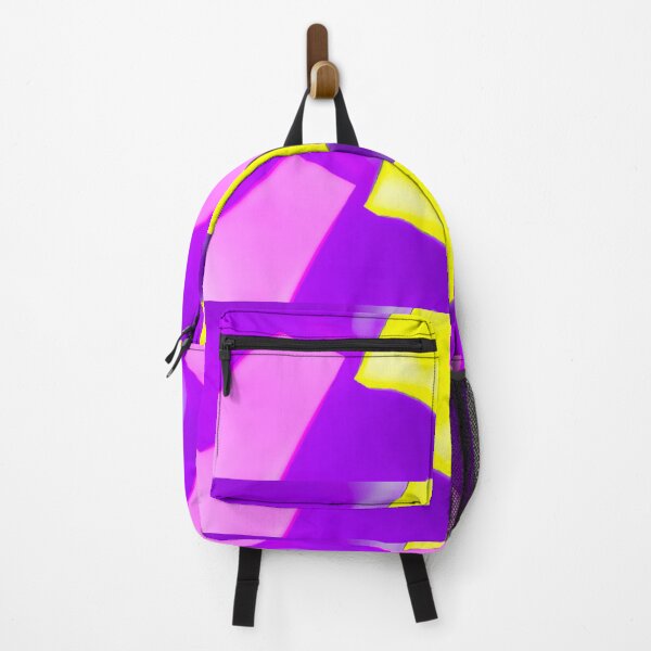 Item preview, Vibrant Abstract Geometry - Neon Purple Pink and Yellow Minimalist Art designed and sold by AbulailArt.