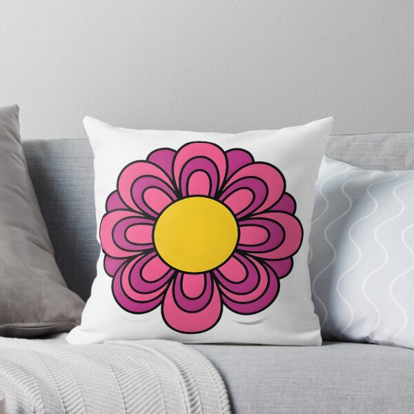 Item preview, retro groovy hot pink daisy 70s spring designed and sold by Byte-shirt.