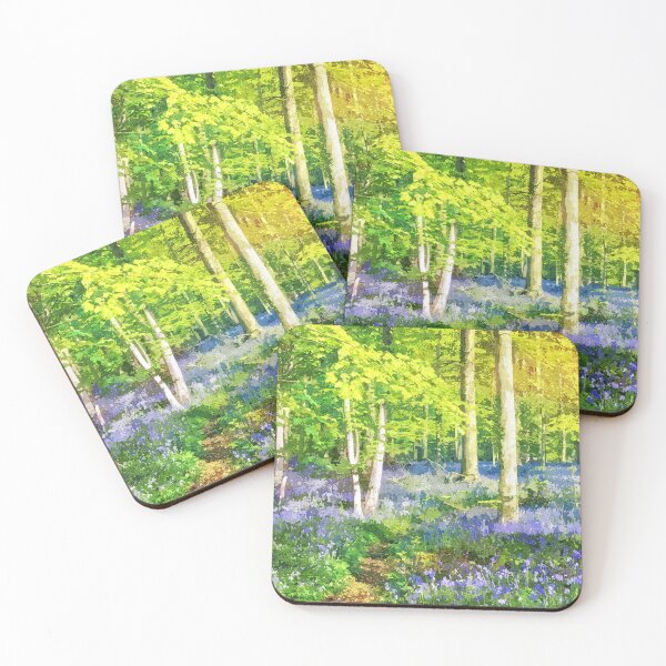 Item preview, Blue forest in sunset designed and sold by AsahiNoAme.