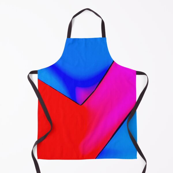 Item preview, Vivid Neon Geometric - Abstract Red Magenta Cyan Minimalist Art designed and sold by AbulailArt.
