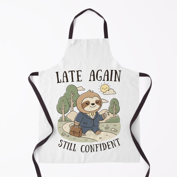 Item preview, Late Again, Still Confident designed and sold by GODZILLARGE.