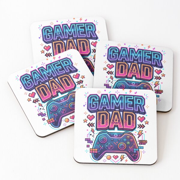 Item preview, Gamer Dad – Neon Gaming Controller Father’s Day Design designed and sold by PlumArtDesign.