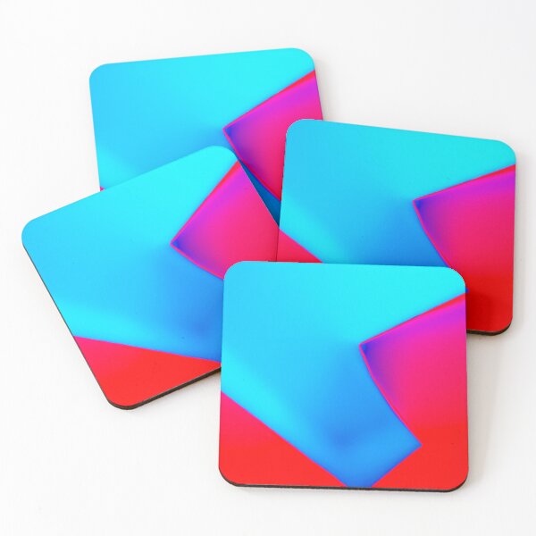 Item preview, Electric Fusion - Abstract Blue Red and Magenta Geometric Art designed and sold by AbulailArt.