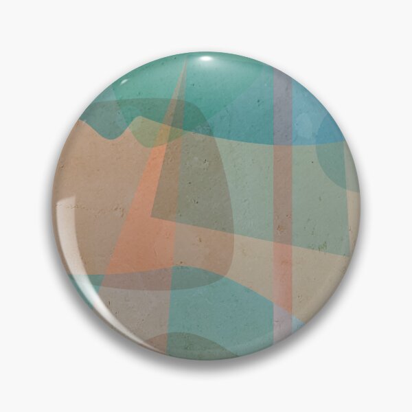 Item preview, Abstract geometrical pattern in sea blue colours designed and sold by korasi.