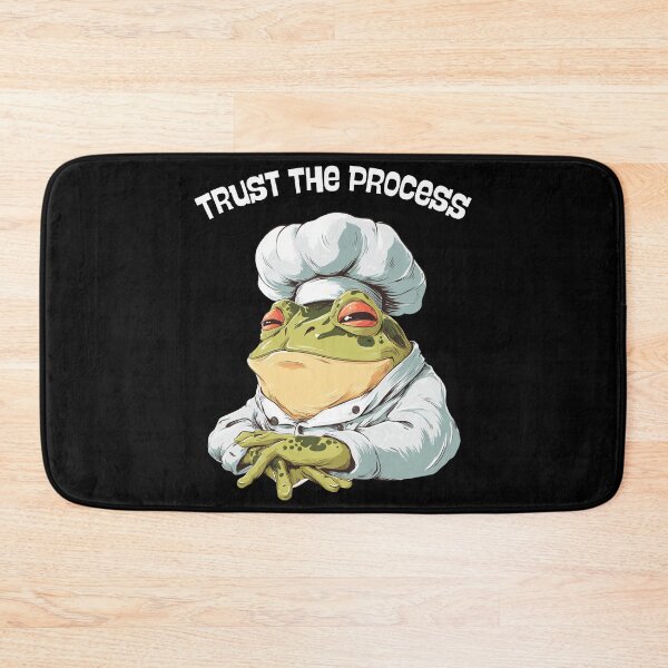 Item preview, Trust The Process Frog Gifts – Funny Cute Frog Chef Gifts – Meme Cooking Animal designed and sold by ZubekStudio.