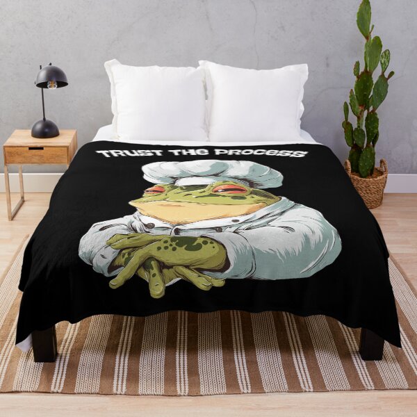 Item preview, Trust The Process Frog Gifts – Funny Cute Frog Chef Gifts – Meme Cooking Animal designed and sold by ZubekStudio.