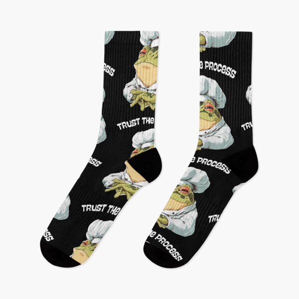Item preview, Trust The Process Frog Gifts – Funny Cute Frog Chef Gifts – Meme Cooking Animal designed and sold by ZubekStudio.