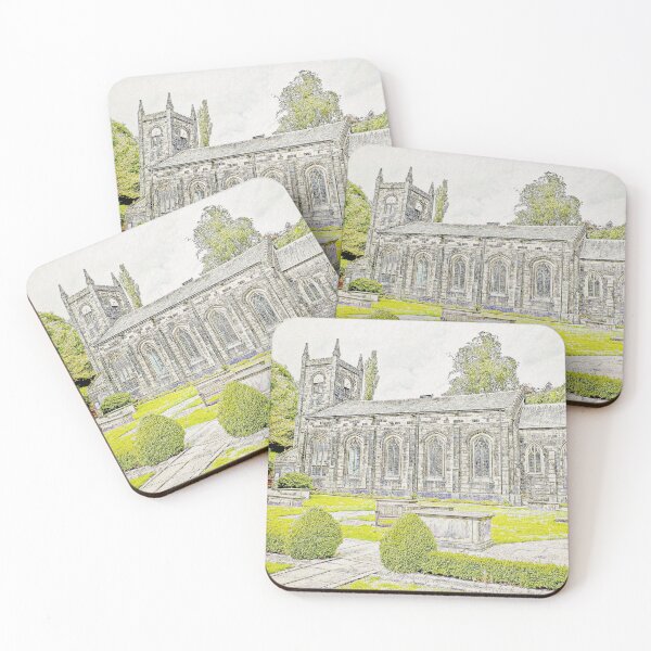 Artikelvorschau, St. Mary’s Church, Luddenden – Yorkshire Church Kunstdruck entworfen und verkauft von ArtworkNorth.