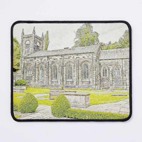 Item preview, St Mary's Church, Luddenden – Yorkshire Church Art Print designed and sold by ArtworkNorth.