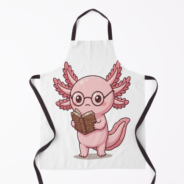 Item preview, Cute Kawaii Axolotl Reading Book designed and sold by Ella_Sketch.
