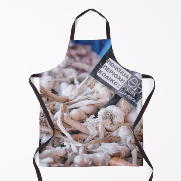Item preview, Garlic Display at Local Market in Greece designed and sold by PhotoArt by Joan Carroll.