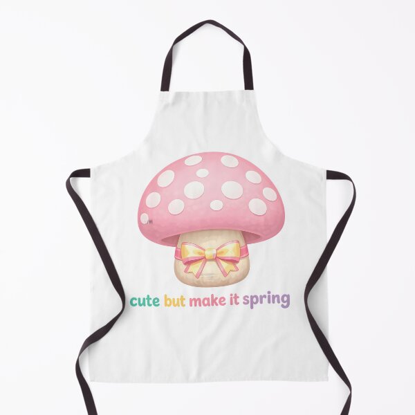 Item preview, pink spotted mushroom bow cottagecore spring designed and sold by Byte-shirt.