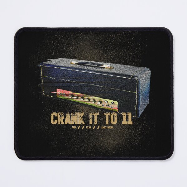 Item preview, Plexi 1987 Glitch - Crank It To 11 - British Classic Art designed and sold by Crank-it-Gear.