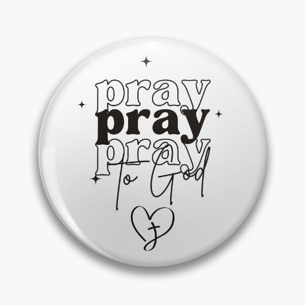 Item preview, Pray Pray Pray – Minimalist Christian Faith Design designed and sold by magziIIa.
