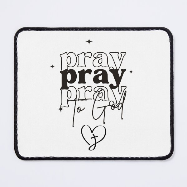 Item preview, Pray Pray Pray – Minimalist Christian Faith Design designed and sold by magziIIa.