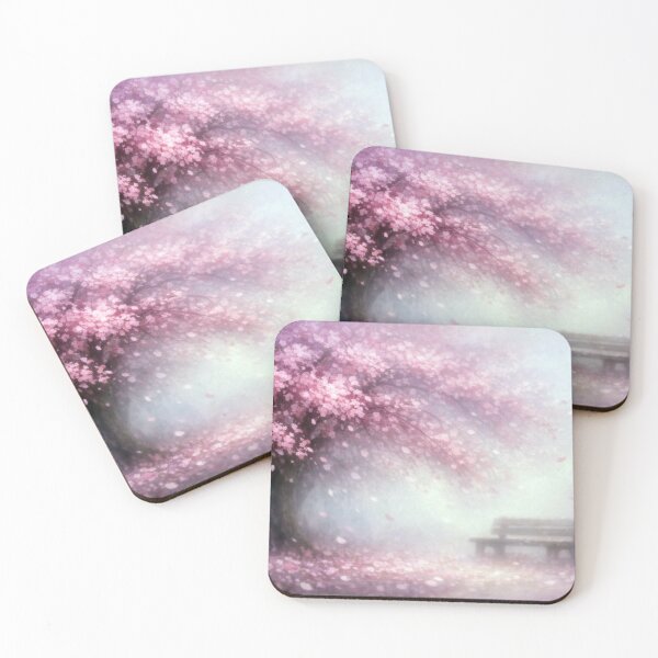 Item preview, Delicate cherry blossom stillness in the morning light designed and sold by Sigtrix.