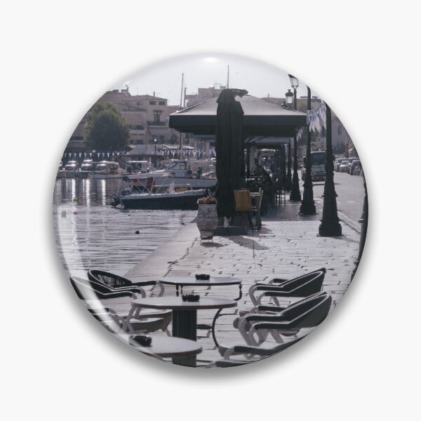 Item preview, Scenic Waterfront Cafe Gytheio Greece Vintage designed and sold by PhotoArt by Joan Carroll.