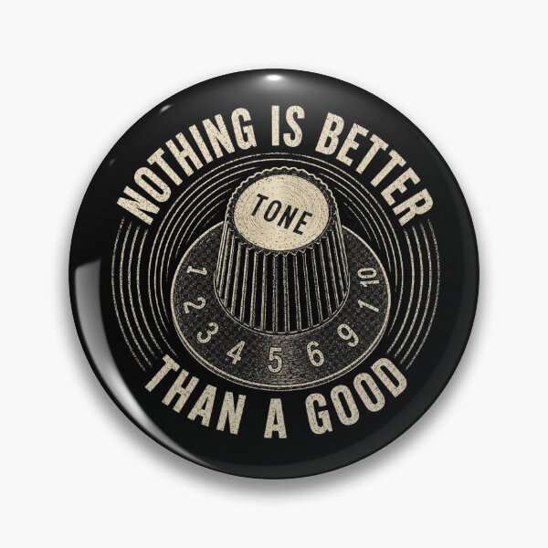 Item preview, Nothing Is Better Than A Good Tone - Vintage Amp Knob Art designed and sold by Crank-it-Gear.