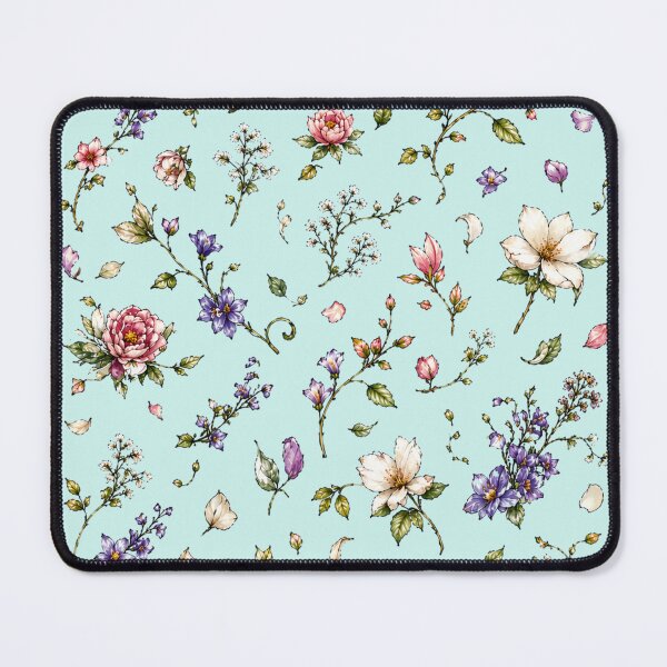 Item preview, Delicate Floral Botanical Illustration Pattern designed and sold by Sn1ver.