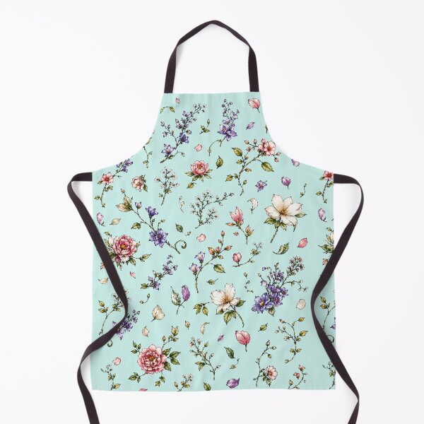 Item preview, Delicate Floral Botanical Illustration Pattern designed and sold by Sn1ver.