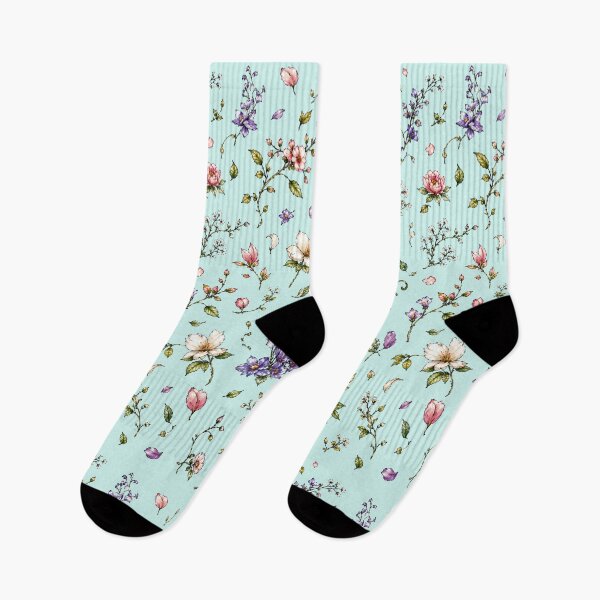 Item preview, Delicate Floral Botanical Illustration Pattern designed and sold by Sn1ver.