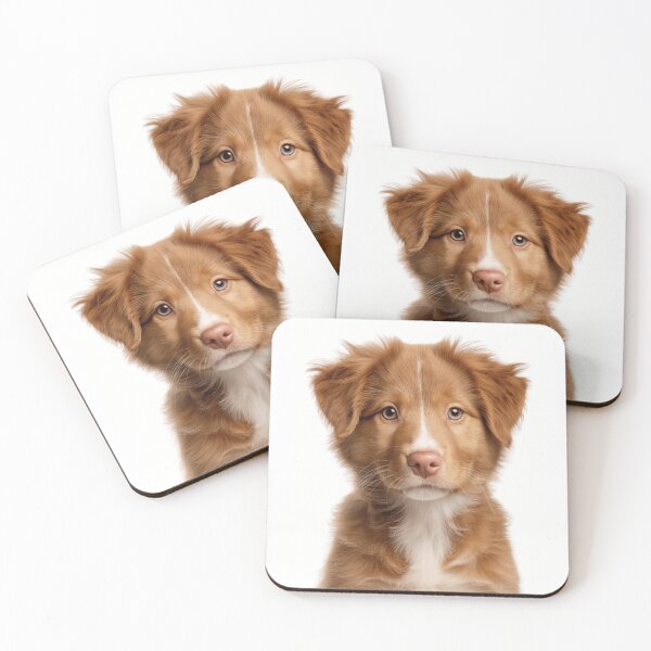 Item preview, Adorable Nova Scotia Duck Tolling Retriever Pup for Cute Toller puppy lovers designed and sold by LazyOwlStore.