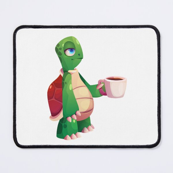 Item preview, Turtle with coffee designed and sold by PeterPunkt.