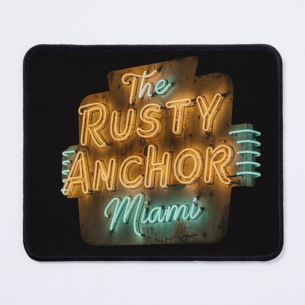 Item preview, Vintage neon sign reading The Rusty Anchor Miami designed and sold by Rue Market.