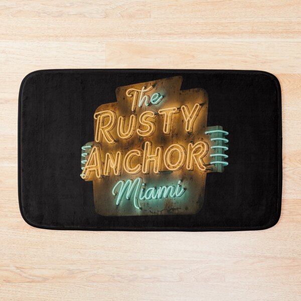 Item preview, Vintage neon sign reading The Rusty Anchor Miami designed and sold by Rue Market.