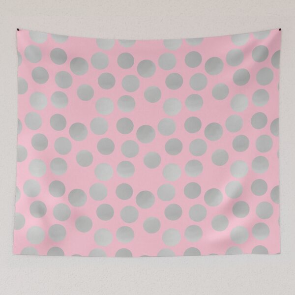 Item preview, Smoky Gray Dots on Pink designed and sold by JaygiesDesign.
