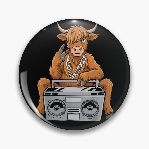 Item preview, Highland Cow Lover Hip Hop Kids Music Boys Highland Cow designed and sold by DSWShirts.