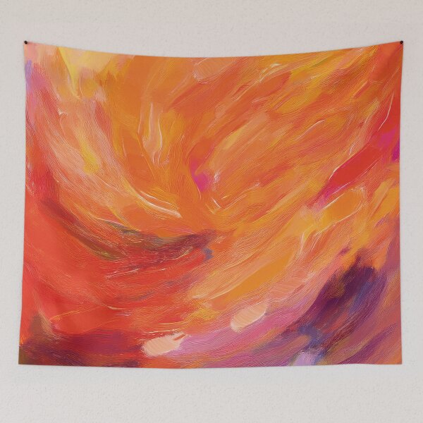 Item preview, Beautiful orange abstract work designed and sold by Photopat.
