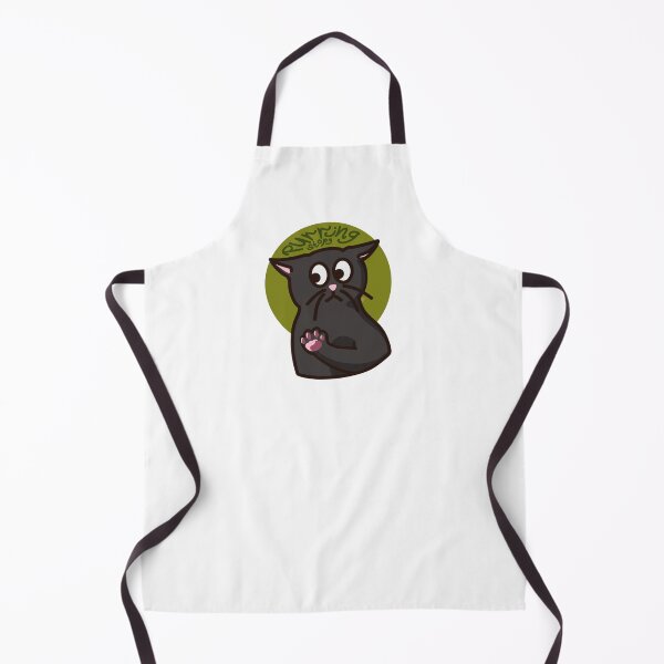 Item preview, Purring Stops – Funny Grumpy Cat Illustration designed and sold by Sumpfmaus.