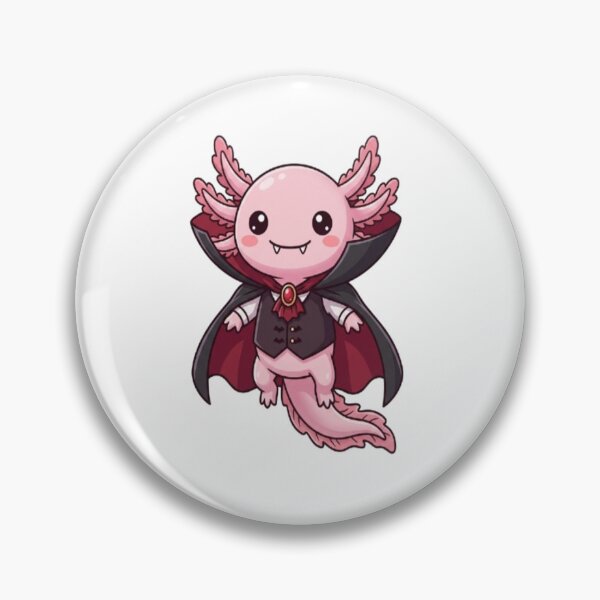 Item preview, Cute Kawaii Vampire Axolotl designed and sold by Ella_Sketch.