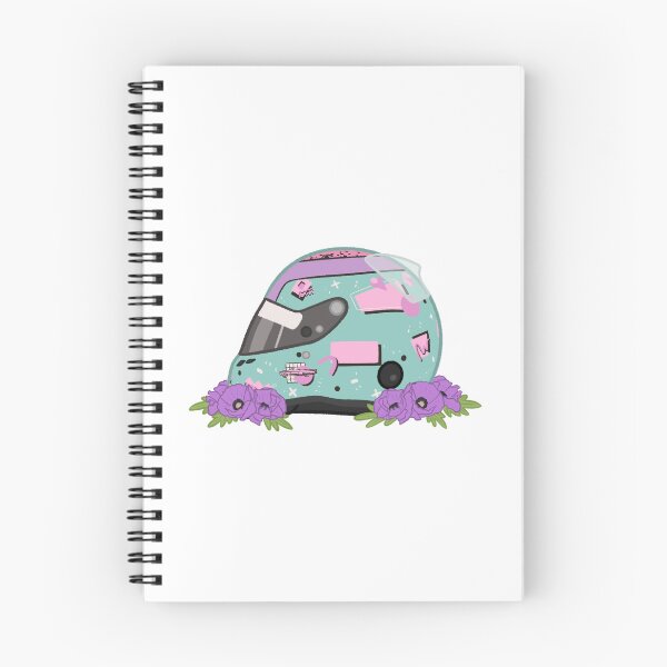 Item preview, Valtteri Bottas 2026 Miami Helmet With Flowers designed and sold by OriDraws.