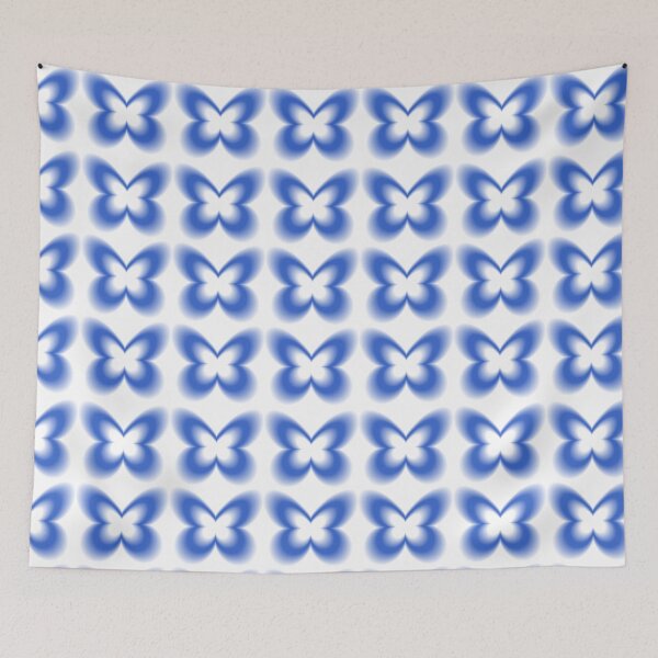 Item preview, Blue butterfly effect pattern designed and sold by serenebookworm.