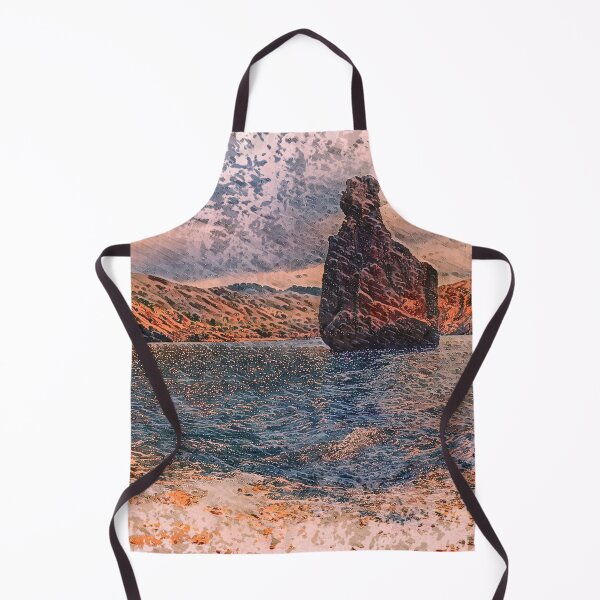 Item preview, Mediterranean Coastal Rock Formation Art - Northern Coast of Ibiza designed and sold by ArtworkNorth.
