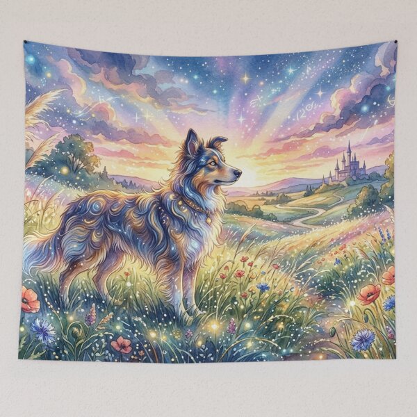 Item preview, Magical dog in the evening light designed and sold by Sigtrix.