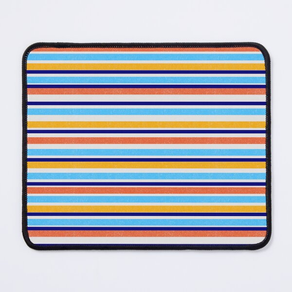 Item preview, Blue Orange and White Stripes  designed and sold by JaygiesDesign.