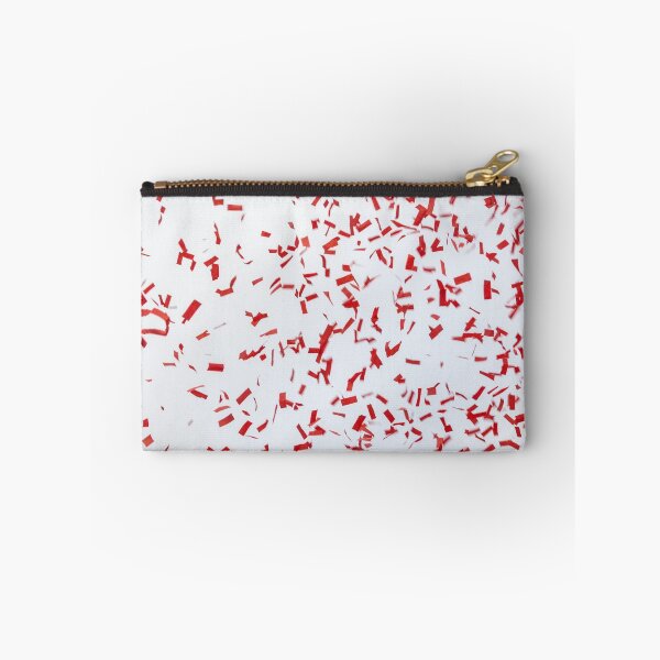 Item preview, Red Confetti Falling Over Historic Building designed and sold by Nmallia.