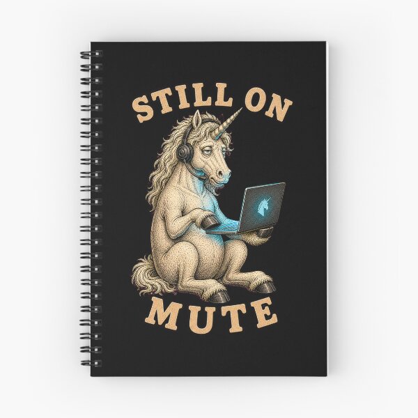 Item preview, Funny Unicorn Stuck In Zoom Meeting Exhausted Retro Graphic Tee designed and sold by Mythic Ink Studio.