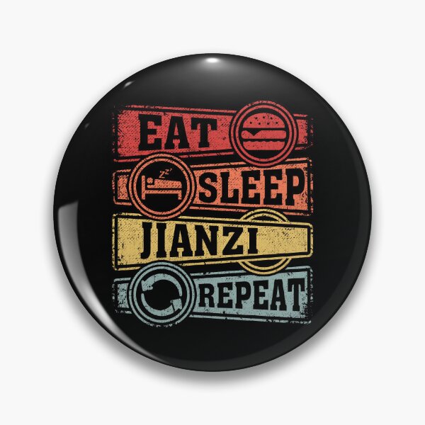 Item preview, Eat Sleep Jianzi Repeat designed and sold by GabbyKash.