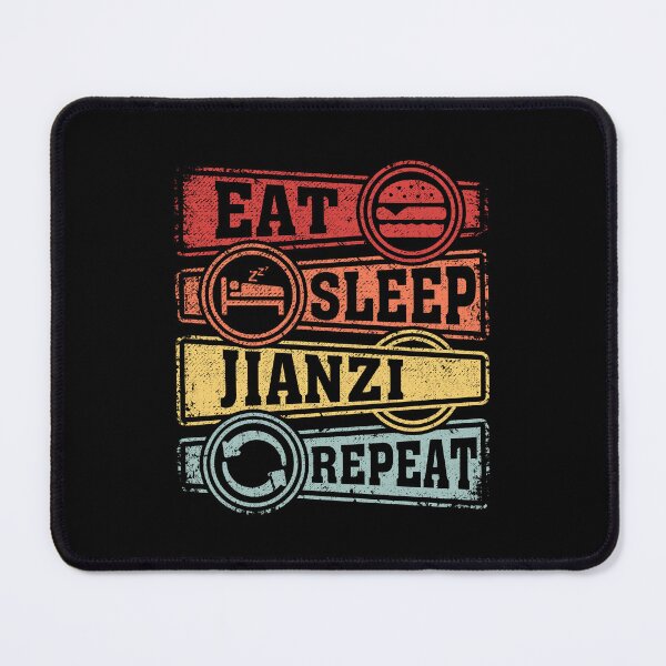 Item preview, Eat Sleep Jianzi Repeat designed and sold by GabbyKash.