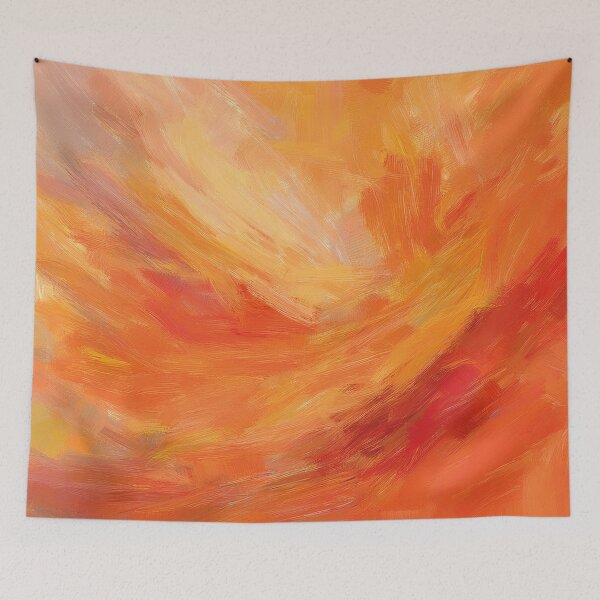 Item preview, Beautiful orange abstract work designed and sold by Photopat.