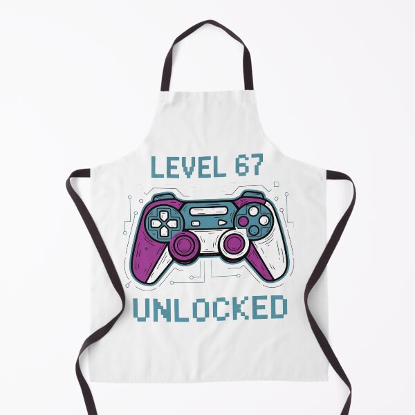 Item preview, Level 67 Unlocked - Retro Gamer Birthday Gift - Level 67 Gaming Addict designed and sold by OlyvieArt.