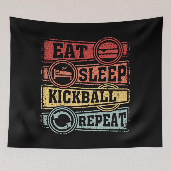 Item preview, Eat Sleep Kickball Repeat designed and sold by GabbyKash.
