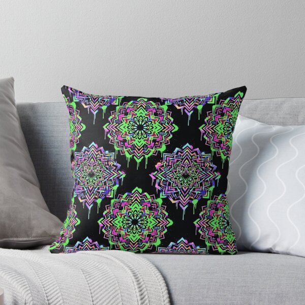 Item preview, Trippy Neon Street Art Mandala designed and sold by warayut.